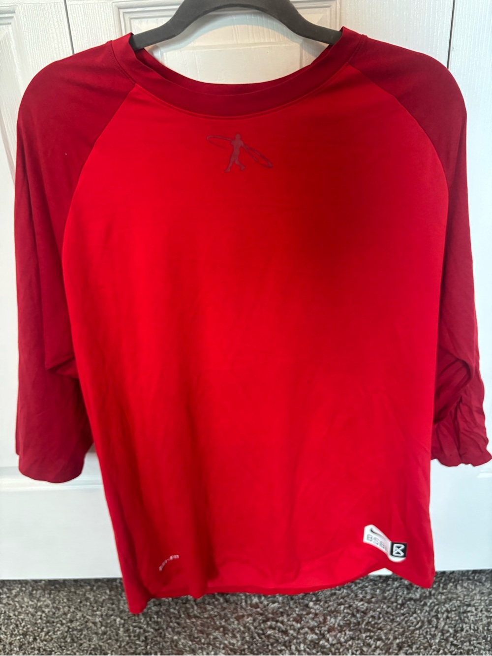 Nike Red Raglan Performance Shirt
